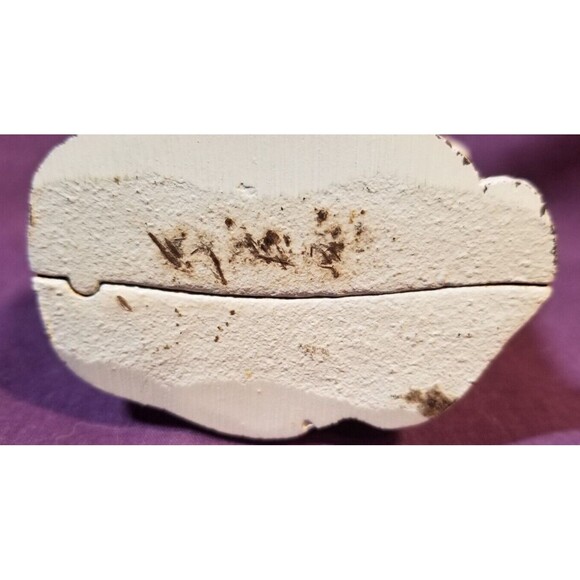 John Wright Grey Iron Casting Company Penny Bank Cast Iron Cat Bank Red Bow - Picture 5 of 6